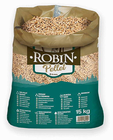 worek pelletu opałowego Robin do kupienia w Modliborzycach lub sklepie internetowym